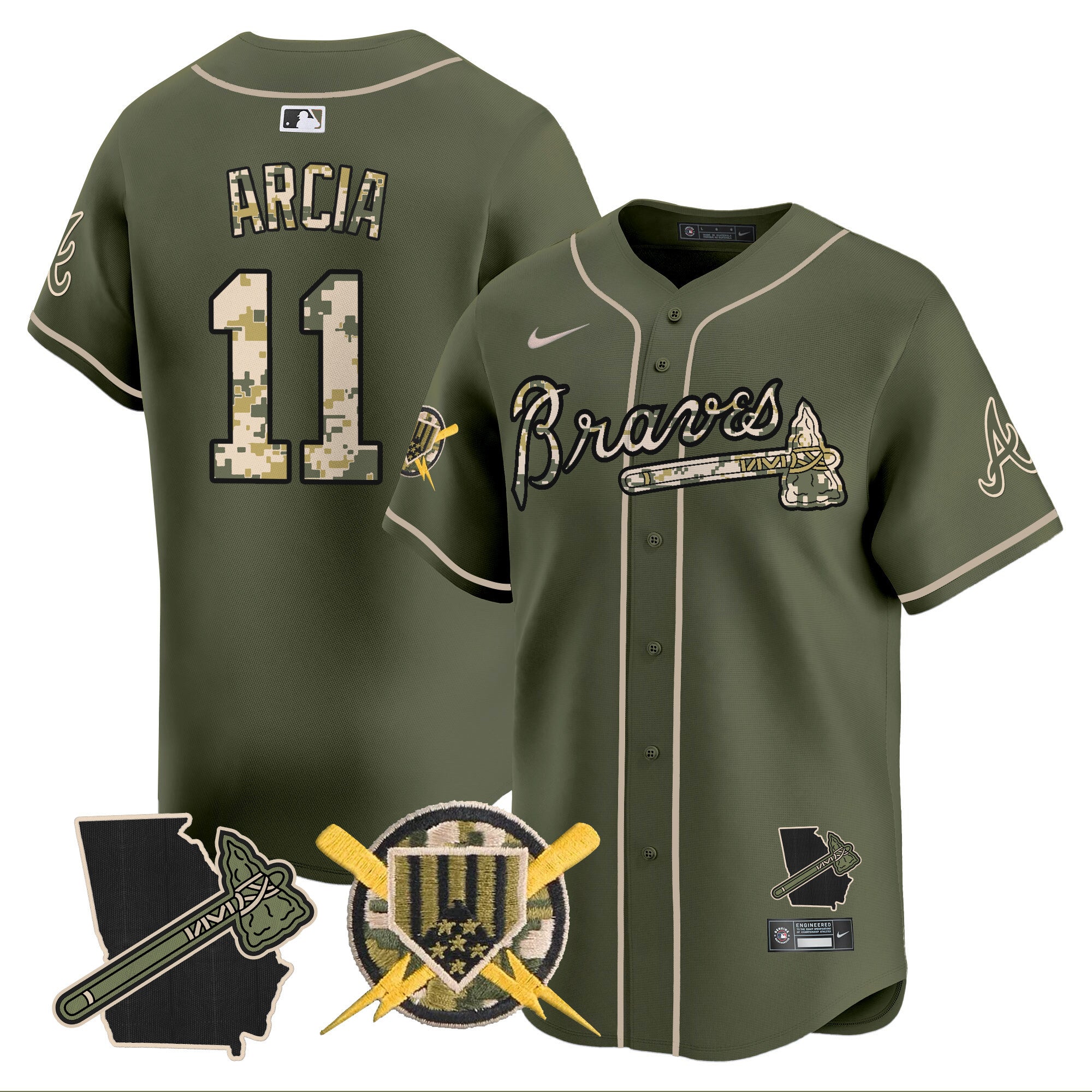 Men’s Atlanta Armed Forces Day Vapor Premier Limited Jersey