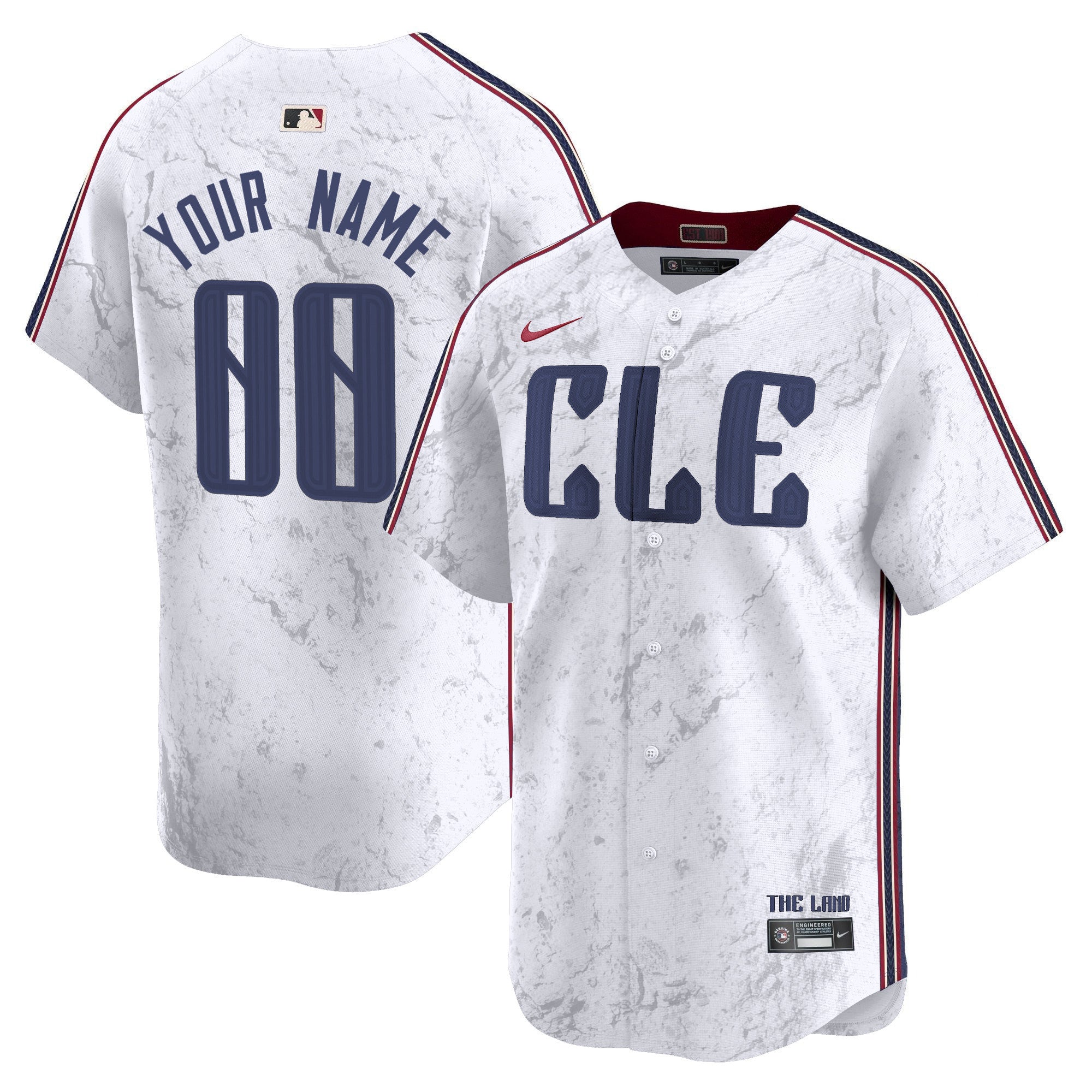 Cleveland 2024 City Connect Vapor Premier Limited Custom Jersey