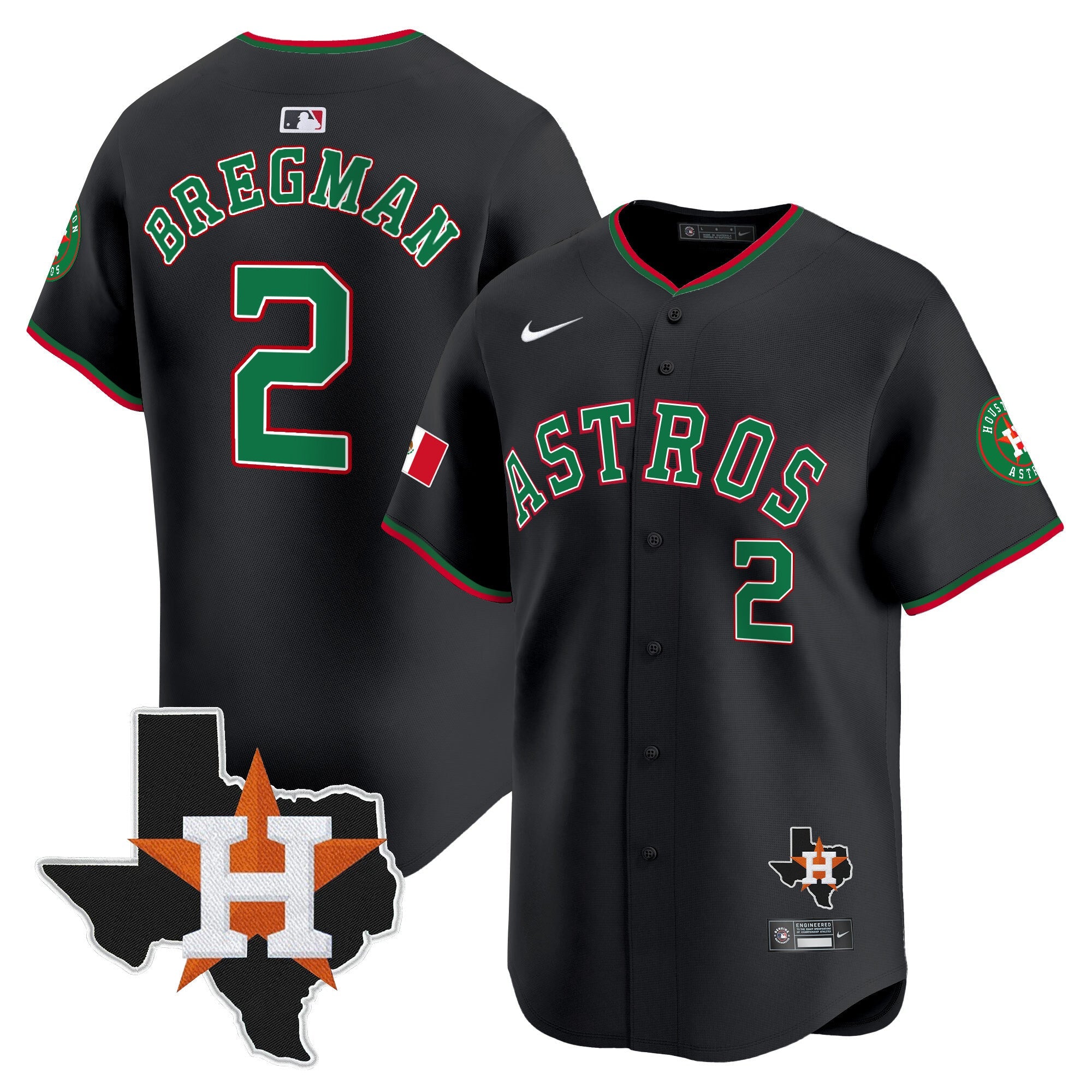 Men’s Mexico Texas Patch Vapor Premier Limited Jersey V4