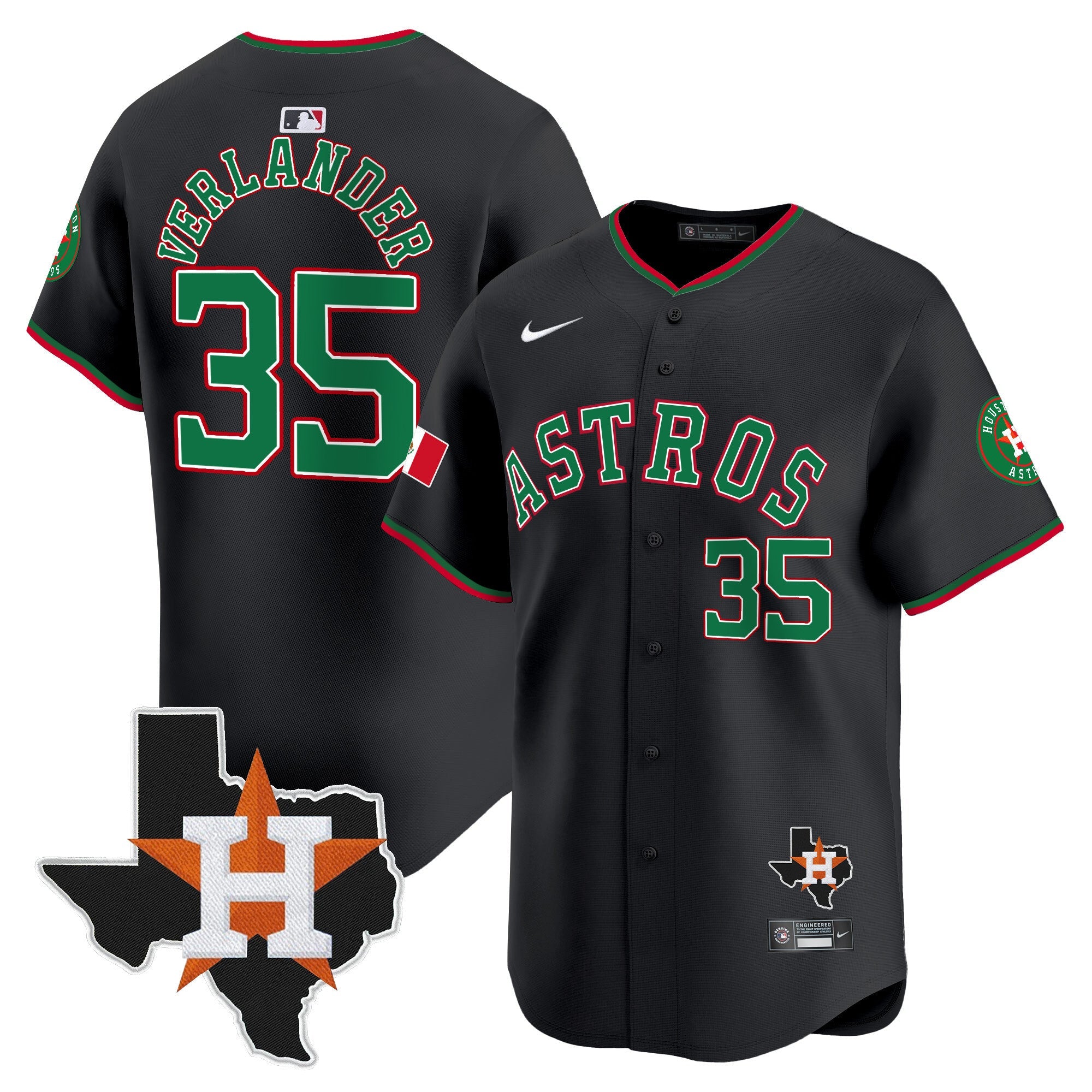 Men’s Mexico Texas Patch Vapor Premier Limited Jersey V4