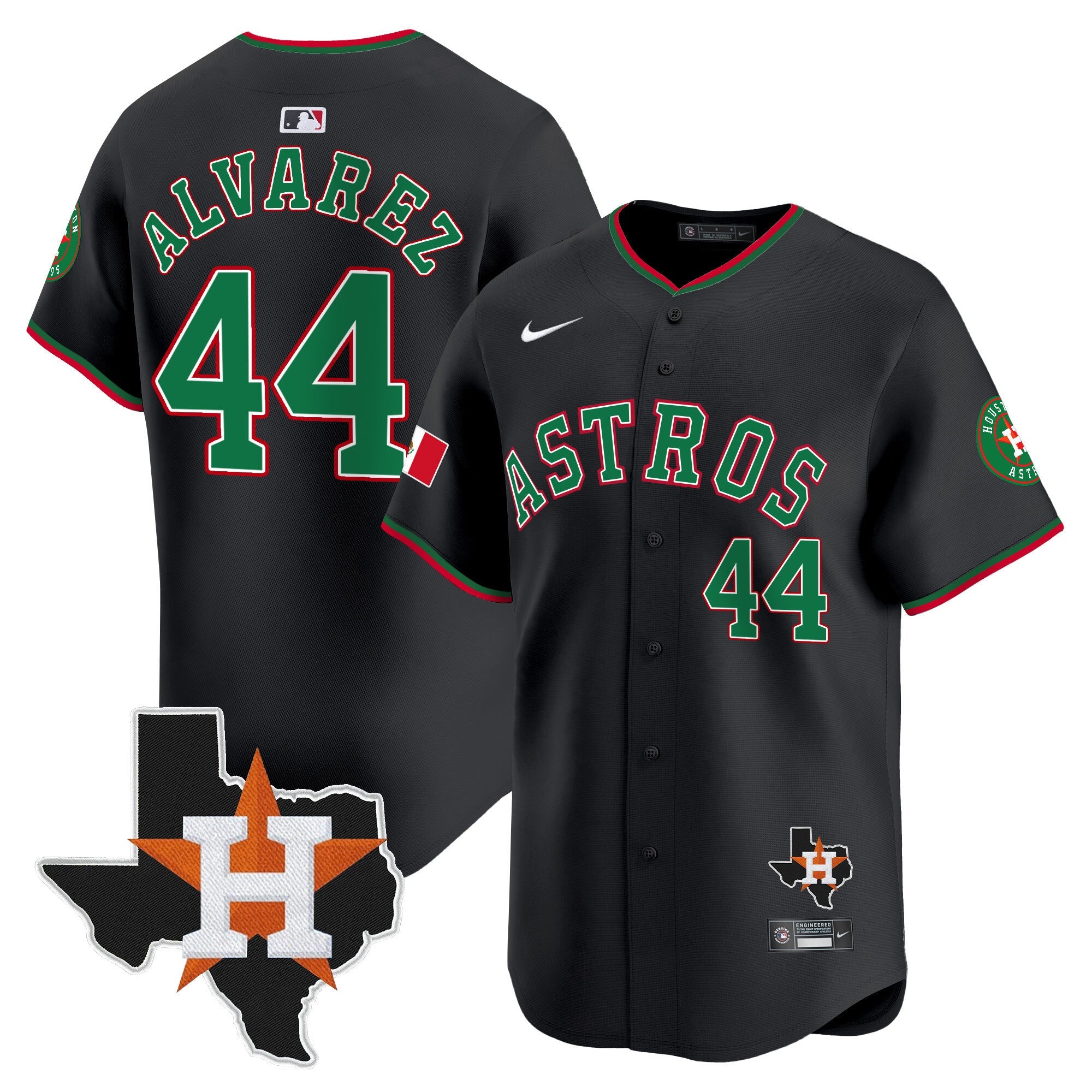 Men’s Mexico Texas Patch Vapor Premier Limited Jersey V4