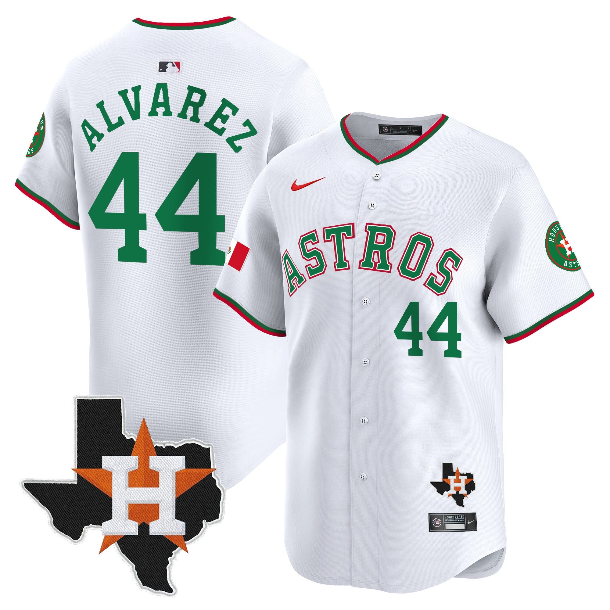 Men’s Mexico Texas Patch Vapor Premier Limited Jersey V4
