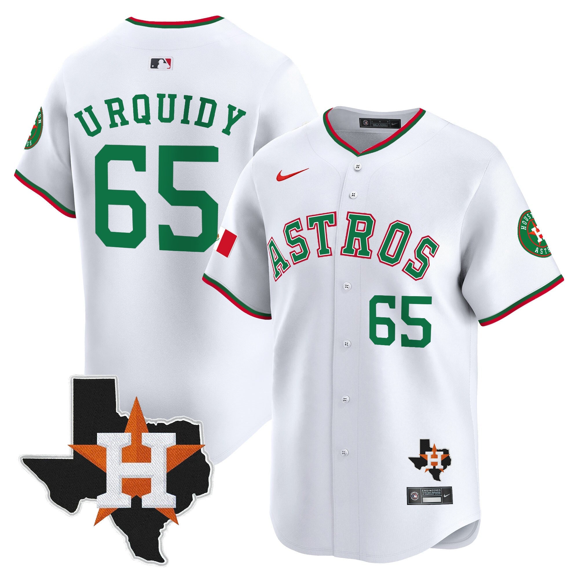Men’s Mexico Texas Patch Vapor Premier Limited Jersey V4