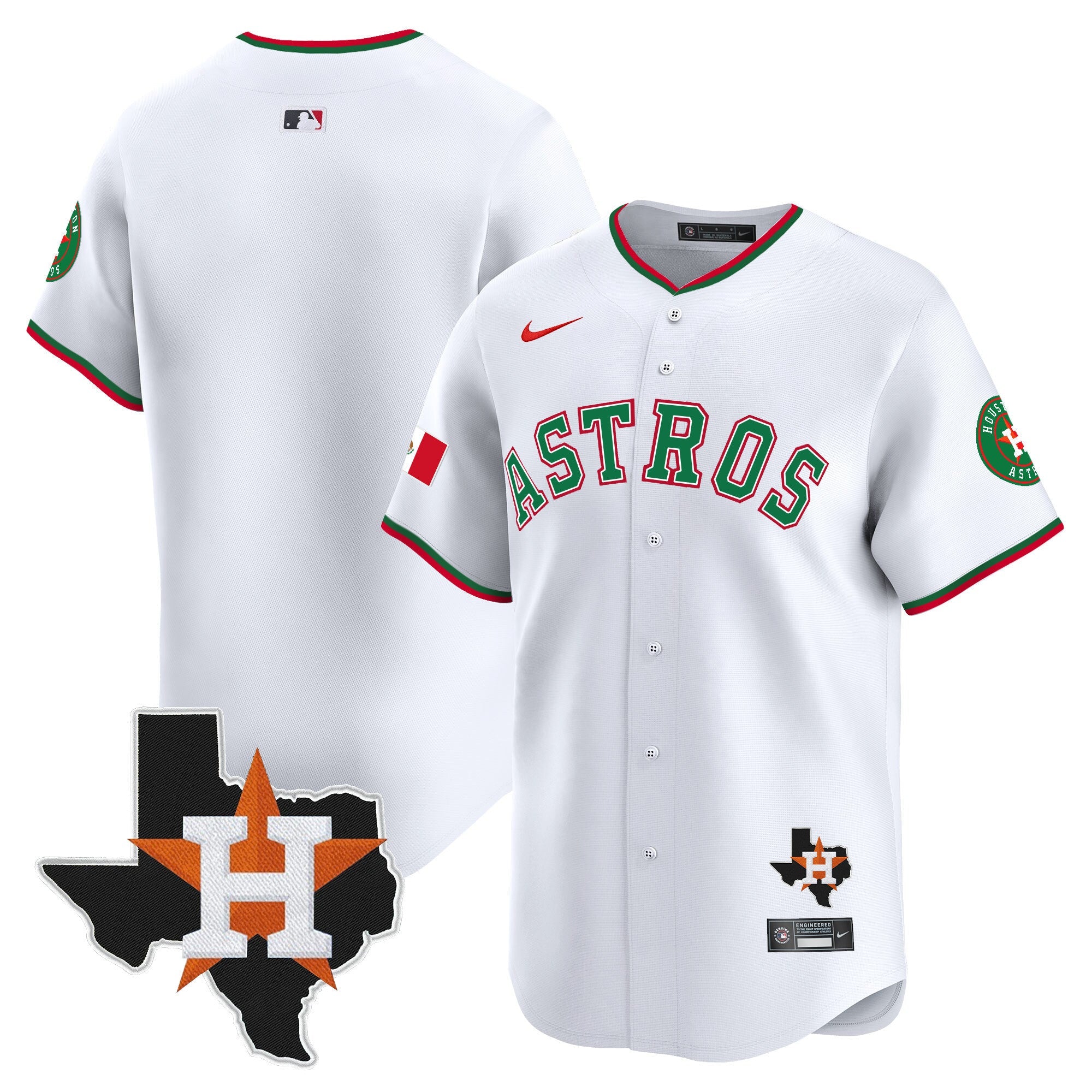 Men’s Mexico Texas Patch Vapor Premier Limited Jersey V4