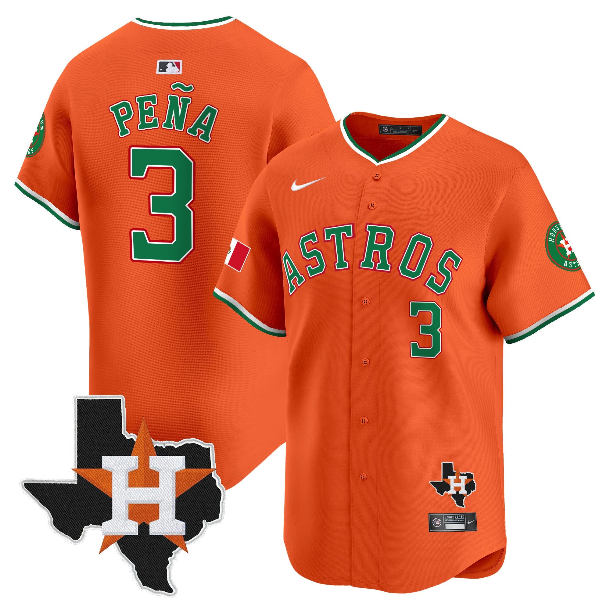 Men’s Mexico Texas Patch Vapor Premier Limited Jersey V4