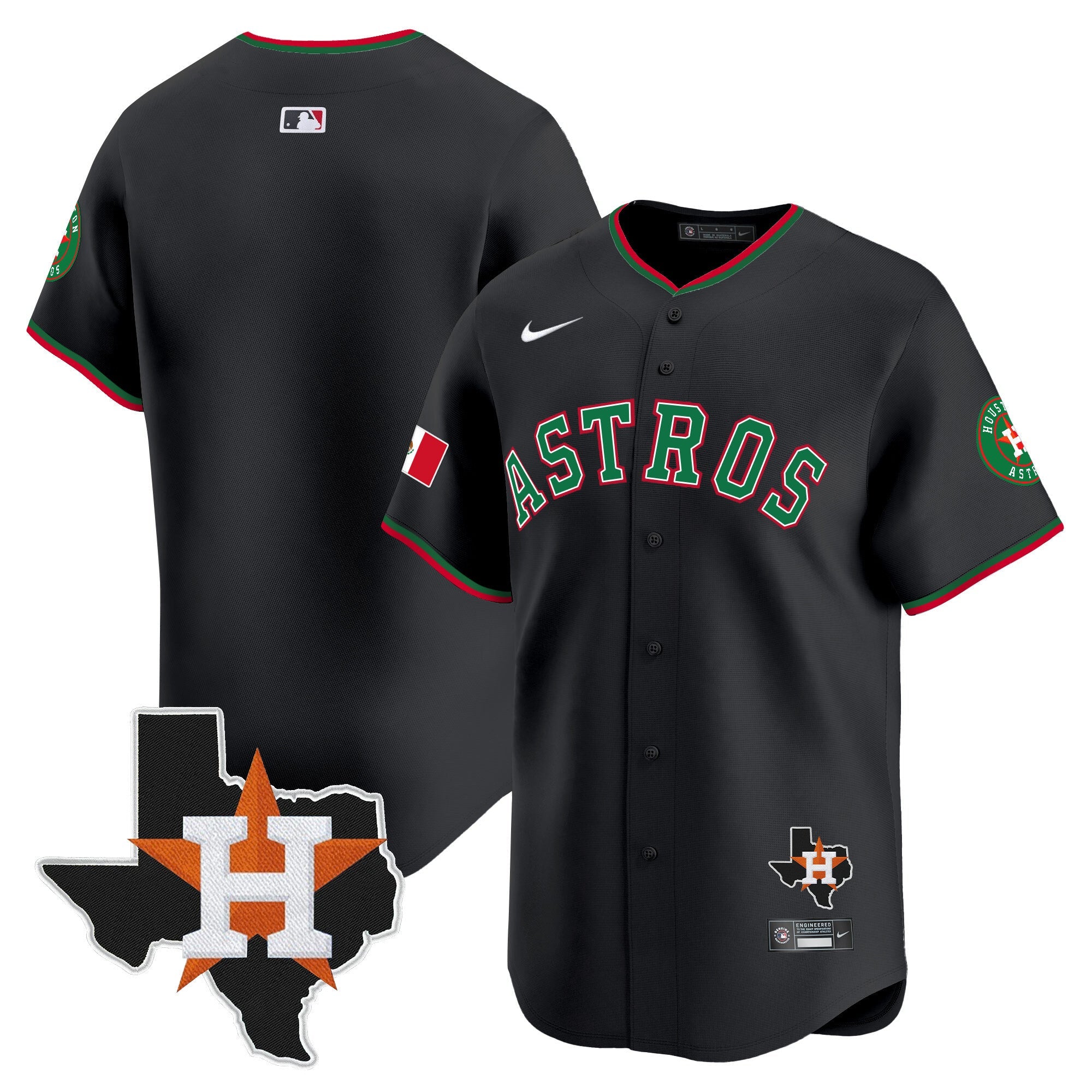 Men’s Mexico Texas Patch Vapor Premier Limited Jersey V4