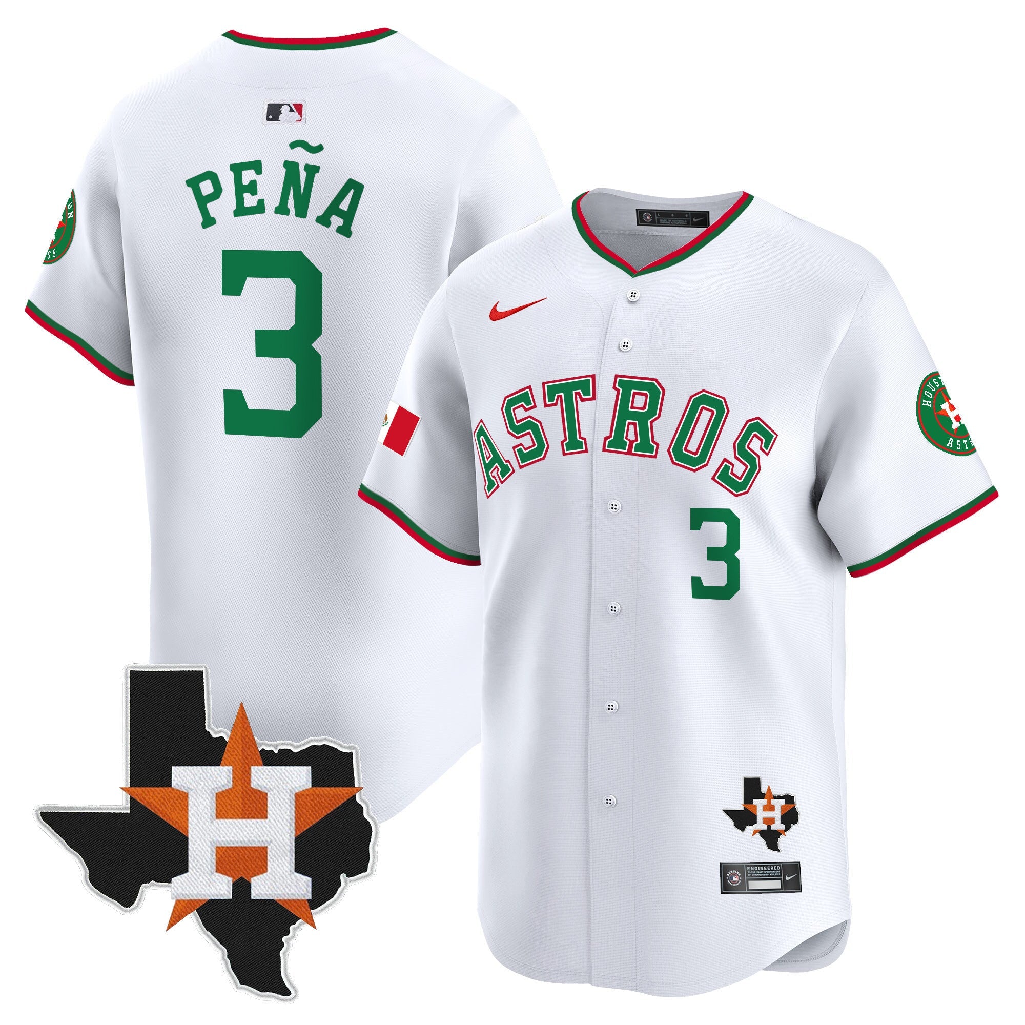 Men’s Mexico Texas Patch Vapor Premier Limited Jersey V4