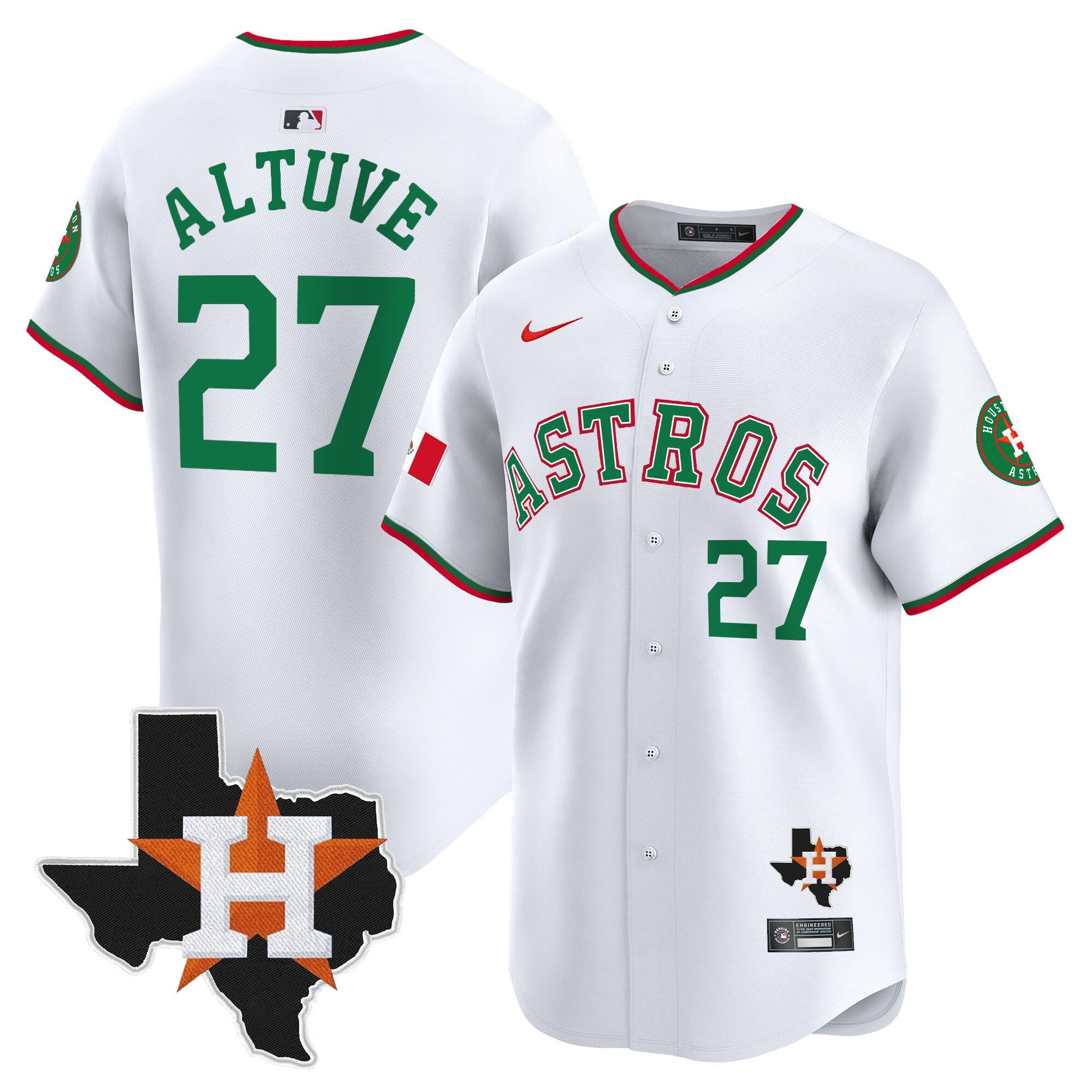 Men’s Mexico Texas Patch Vapor Premier Limited Jersey V4