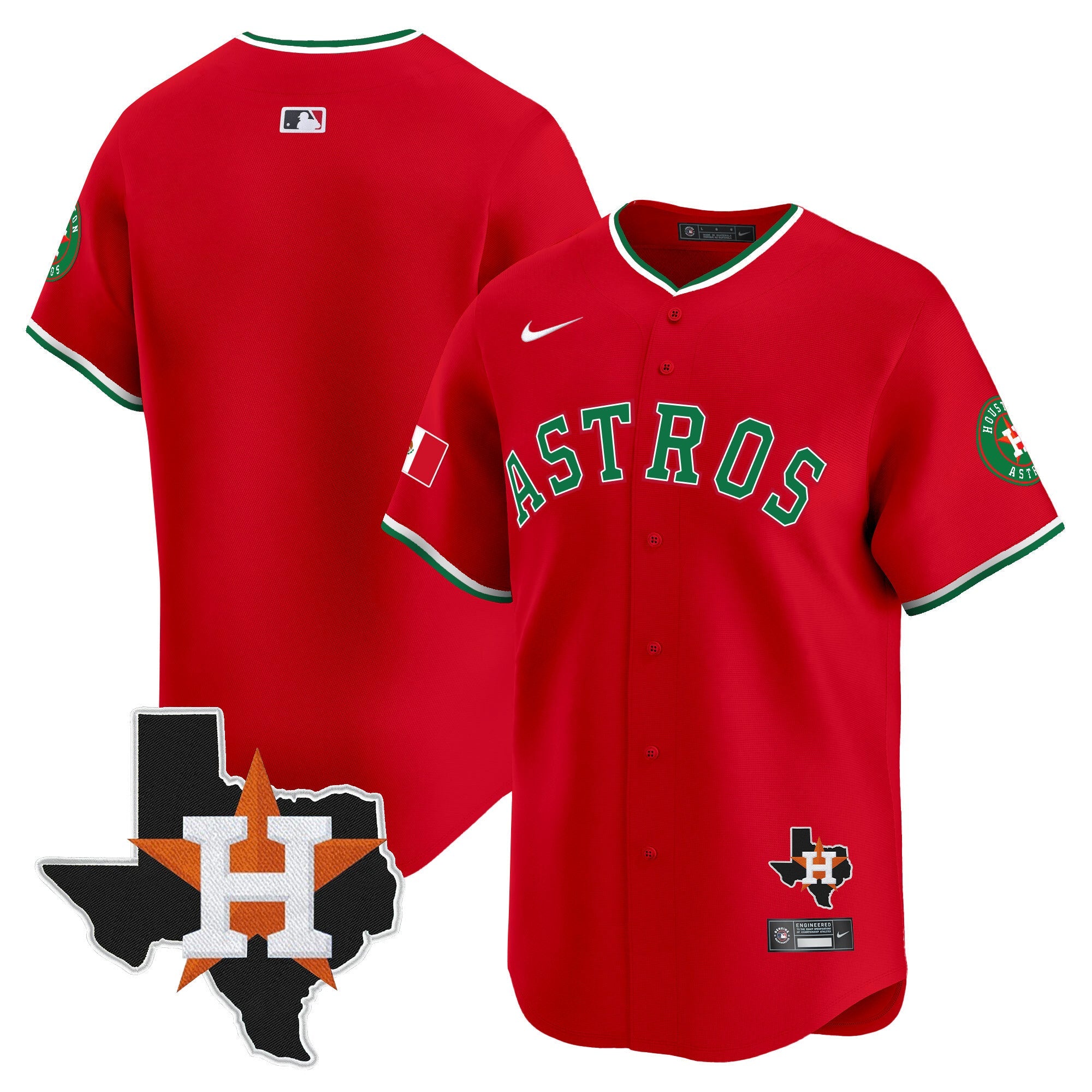 Men’s Mexico Texas Patch Vapor Premier Limited Jersey V4