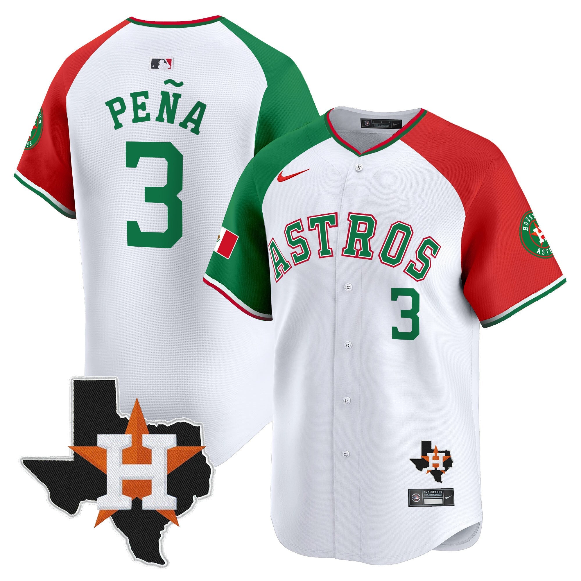 Men’s Mexico Texas Patch Vapor Premier Limited Jersey V4