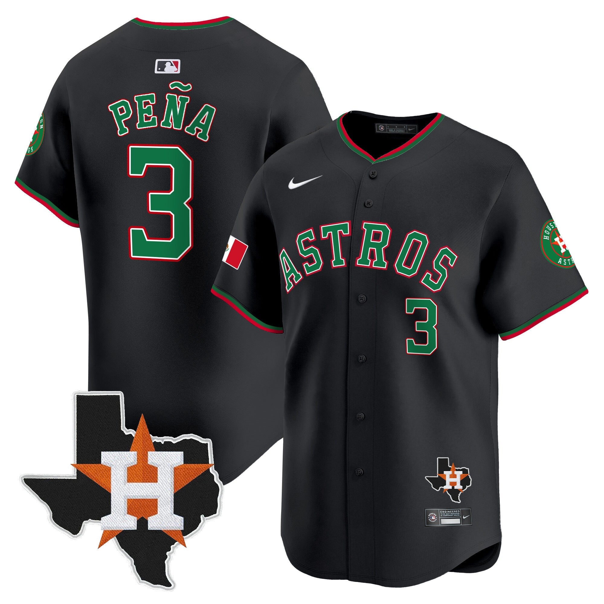 Men’s Mexico Texas Patch Vapor Premier Limited Jersey V4