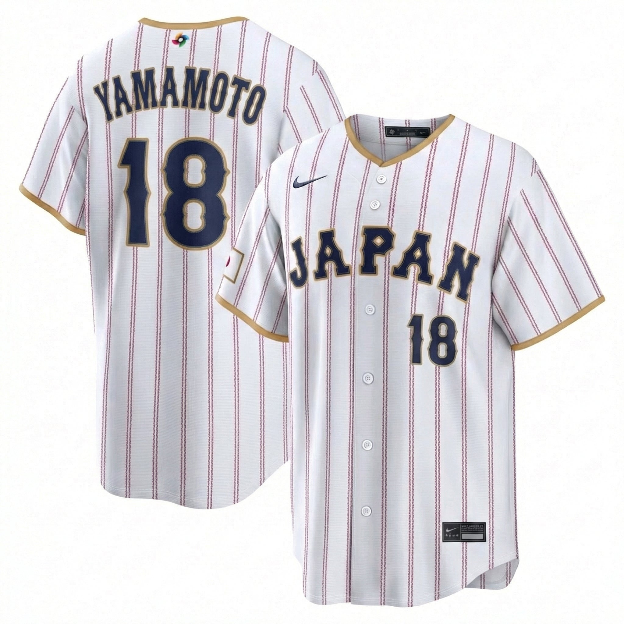 Japan Yamamoto baseball jersey (Made to order ships 3-6 weeks)
