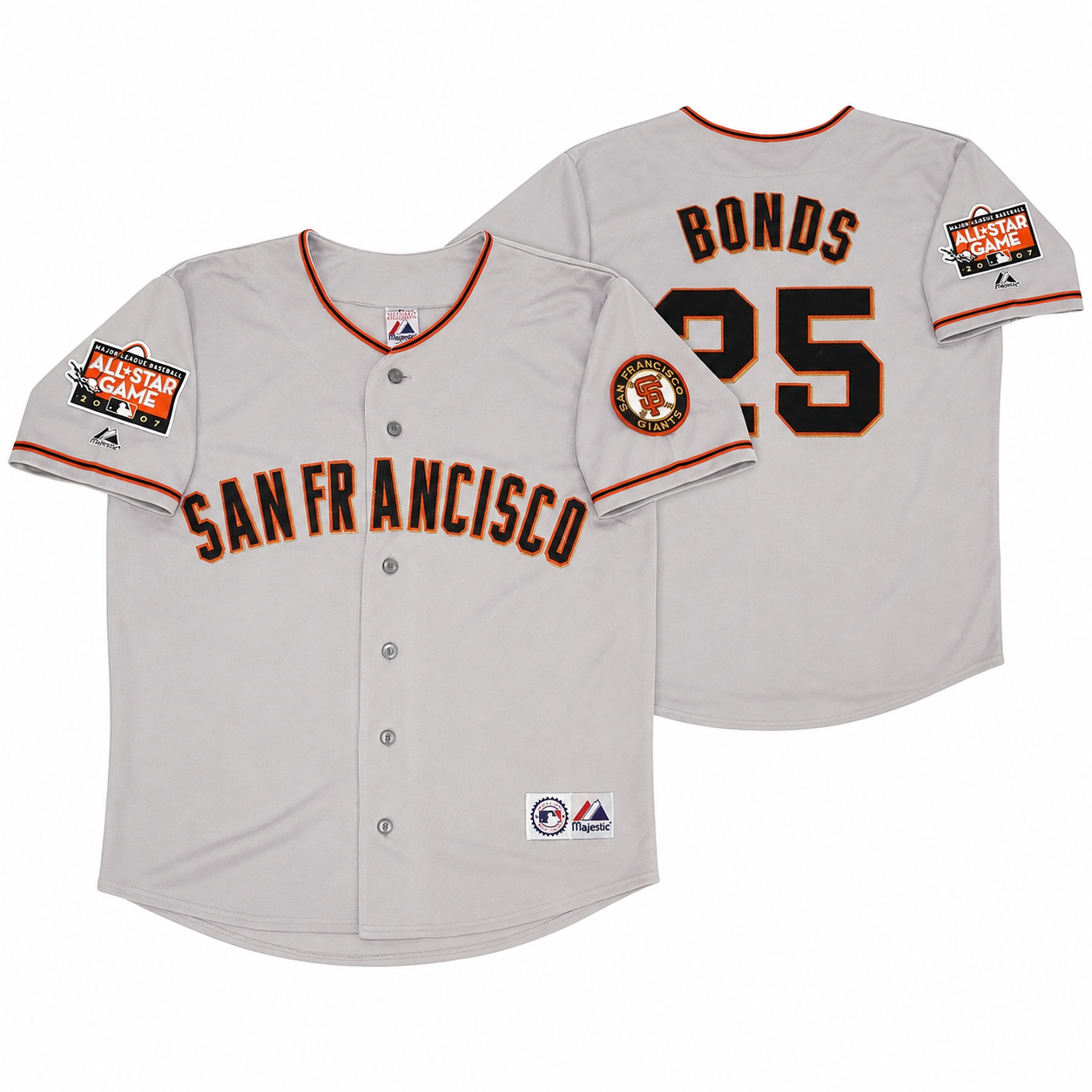 San Francisco 2007 All Star Grey Away Jersey
