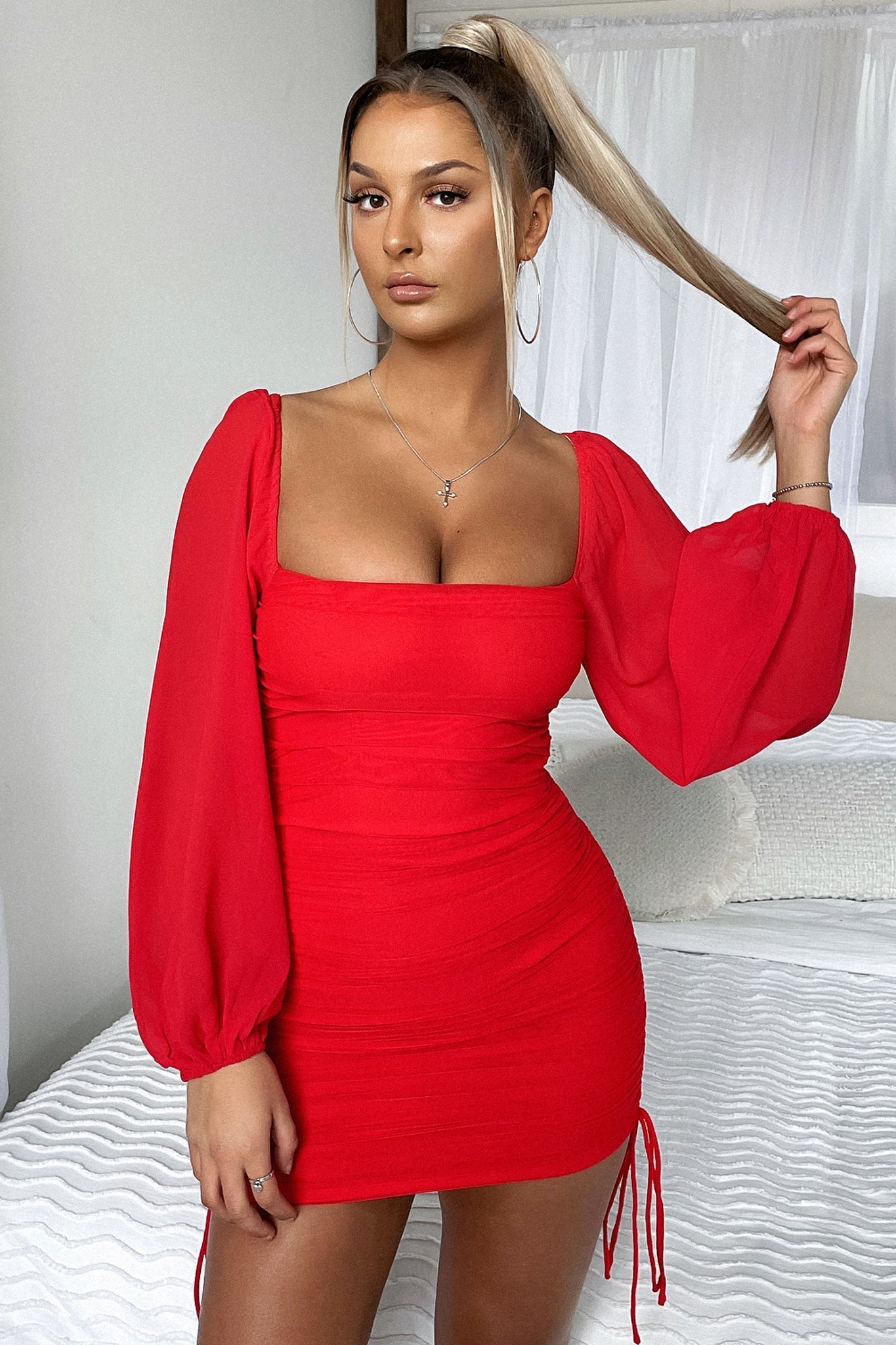 Lorde Dress - Red
