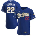 Los Angeles 2020 Championship Gold Trim Flex Base Navy Jersey