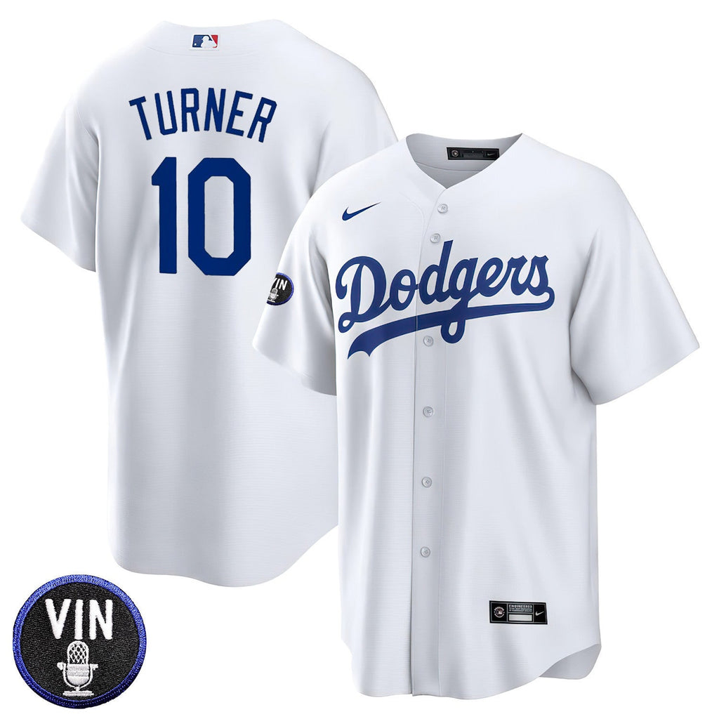 Los Angeles Vin Scully Patch Home Jersey
