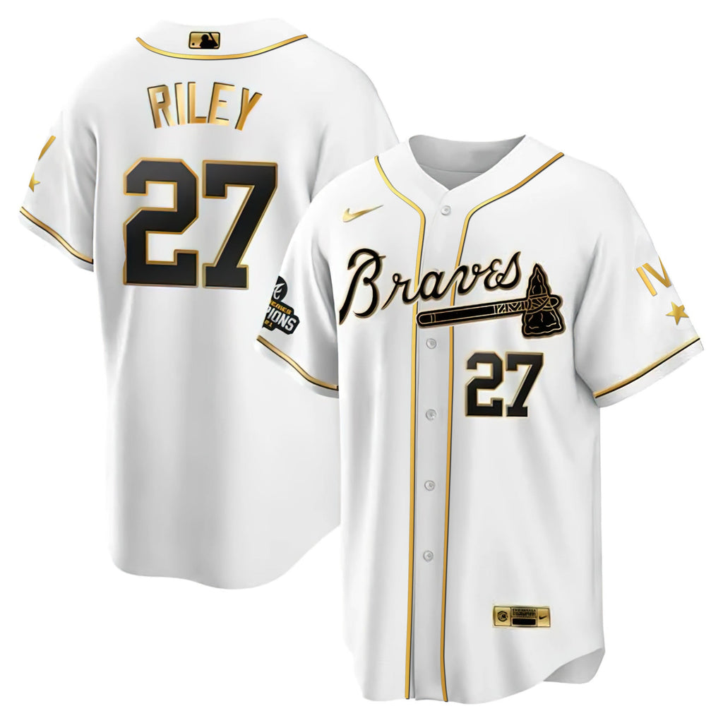 Atlanta 4x World Series White Gold Jersey Collection