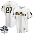 Philadelphia Cool Base White Gold 2022 World Series Jersey