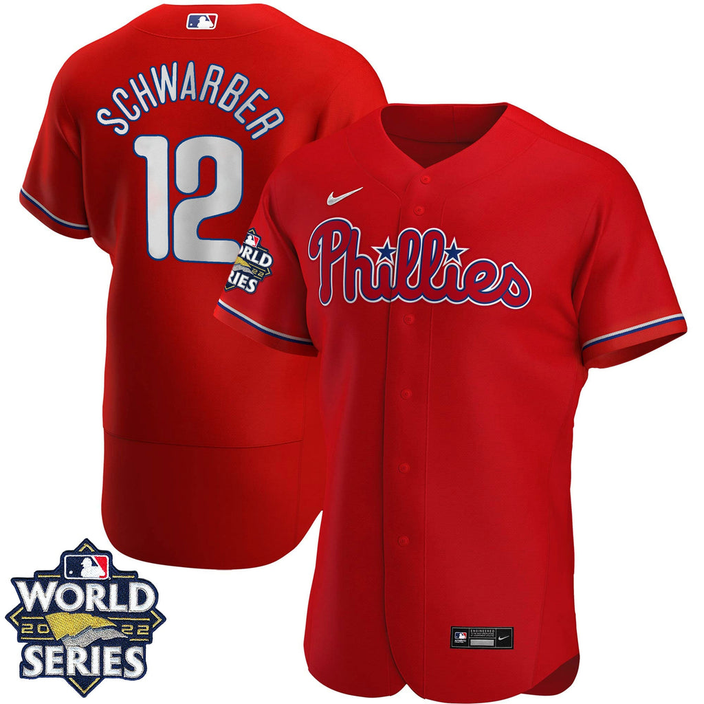 Men’s Philadelphia 2022 World Series Red Alternate Player Jersey