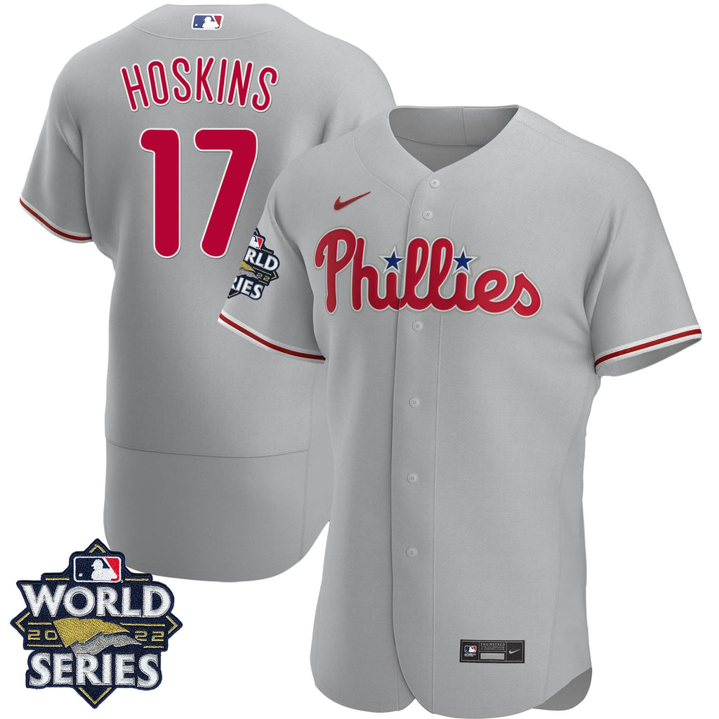 Men’s Philadelphia Gray Road 2022 World Series Jersey