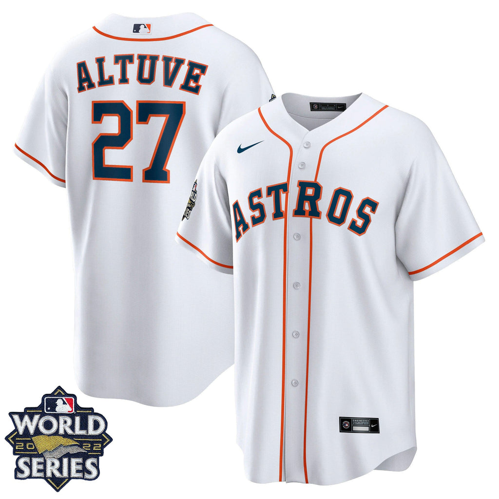 Men’s Houston 2022 World Series Home Player Jersey – White