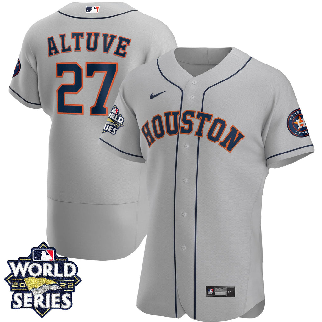 Men’s Houston 2022 World Series Gray Road Player Jersey