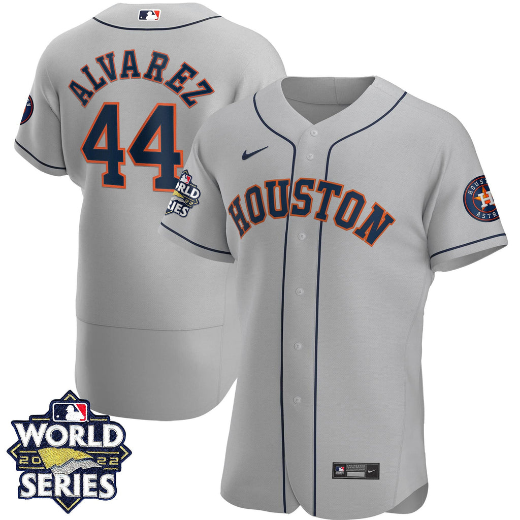 Men’s Houston 2022 World Series Gray Road Player Jersey