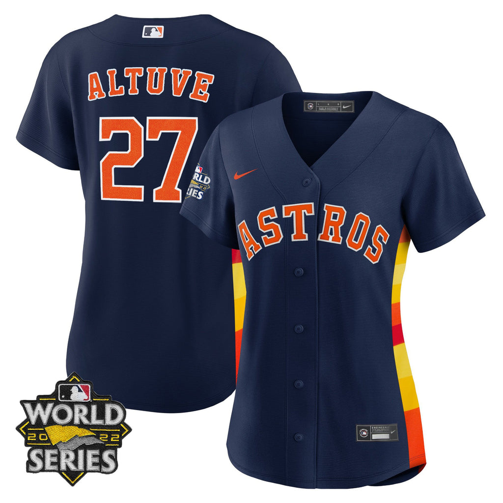 Women’s Houston Alternate Navy 2022 World Series Player Jersey