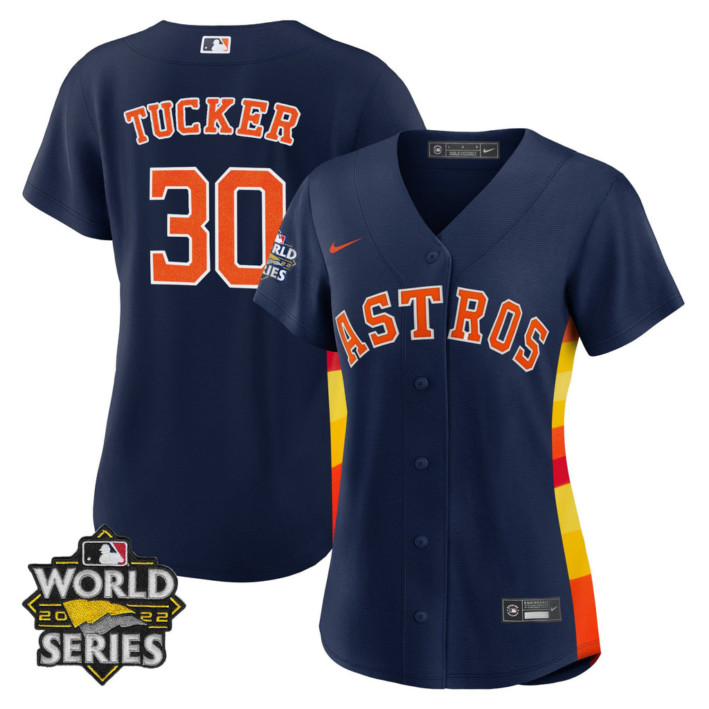 Women’s Houston Alternate Navy 2022 World Series Player Jersey