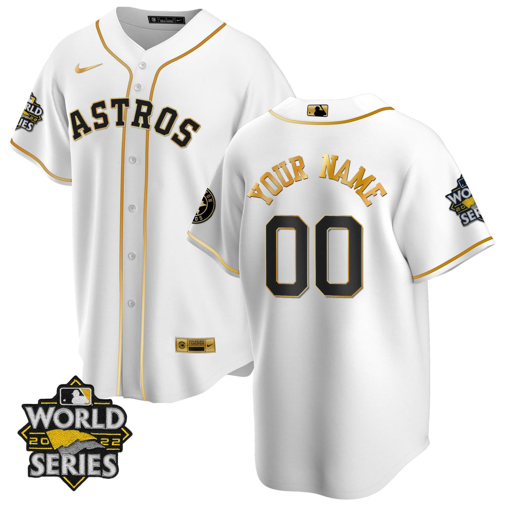 Houston 2022 World Series Custom Name And Number Jersey