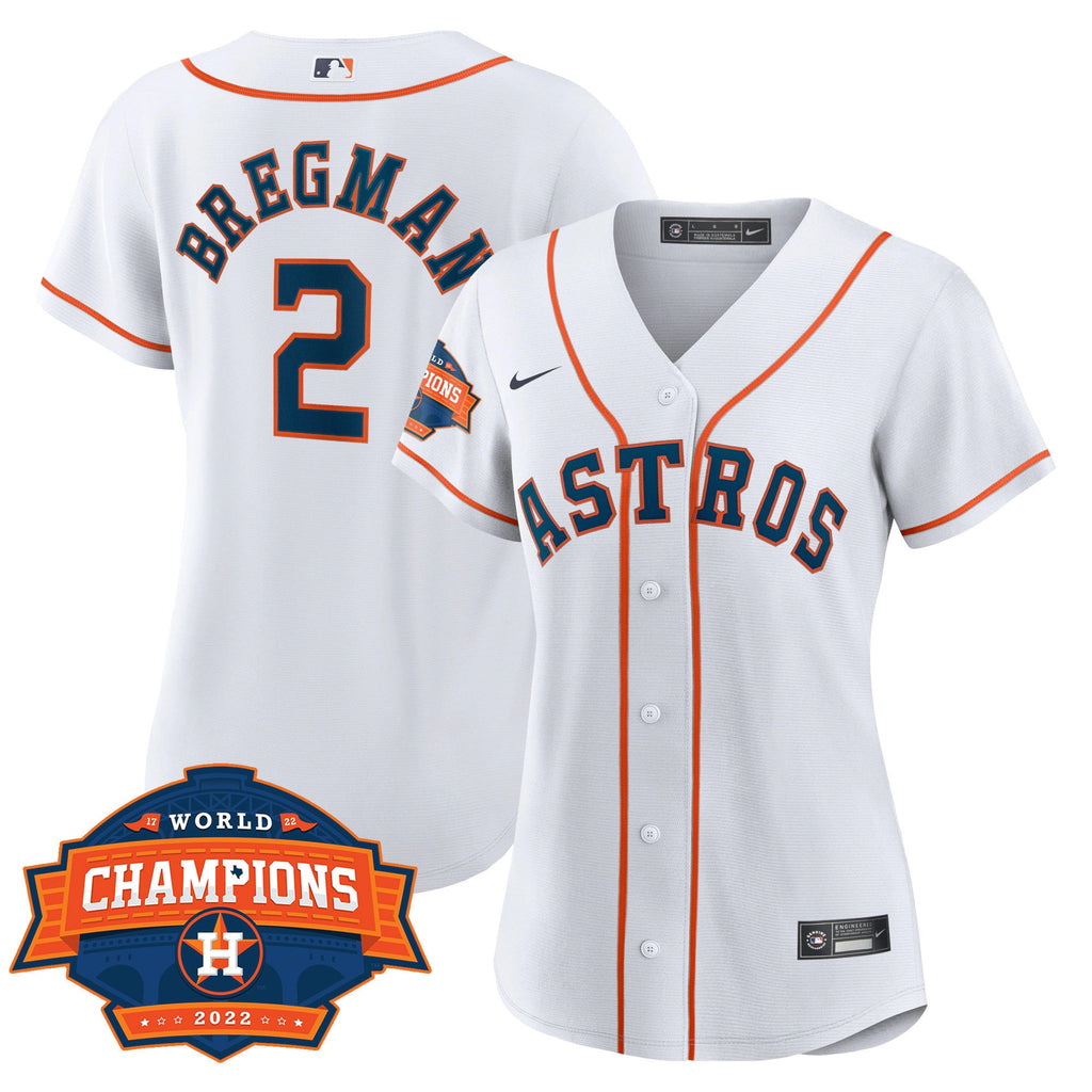 Women’s Houston 2022 World Series Champions Patch Limited Jersey