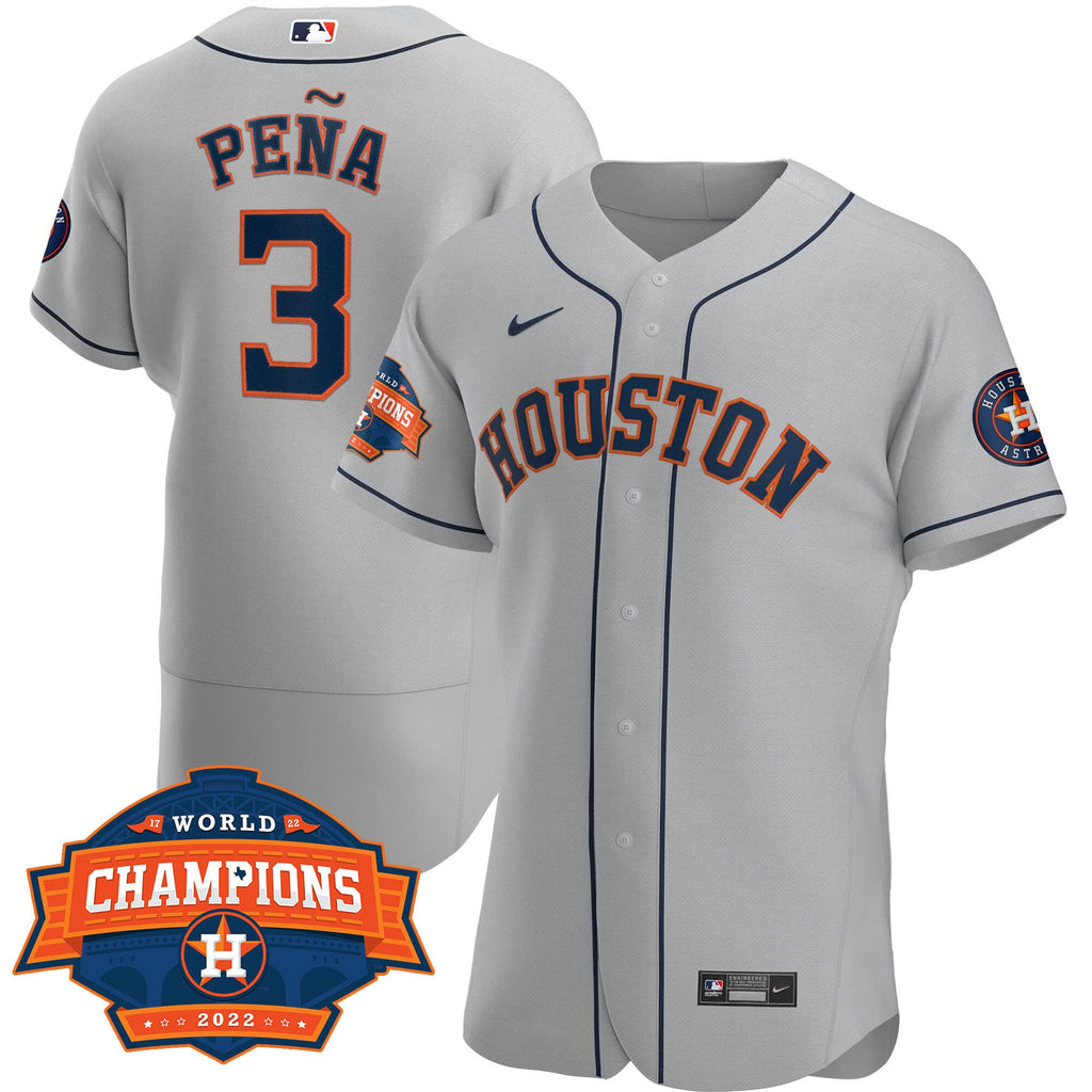Men’s Houston 2022 Champions Limited Gray Road Player Jersey