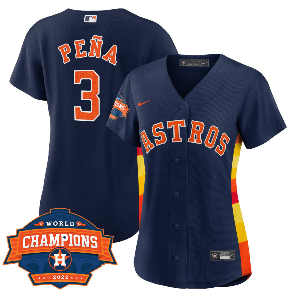 Women’s Houston Alternate Navy 2022 Champions Limited Player Jersey