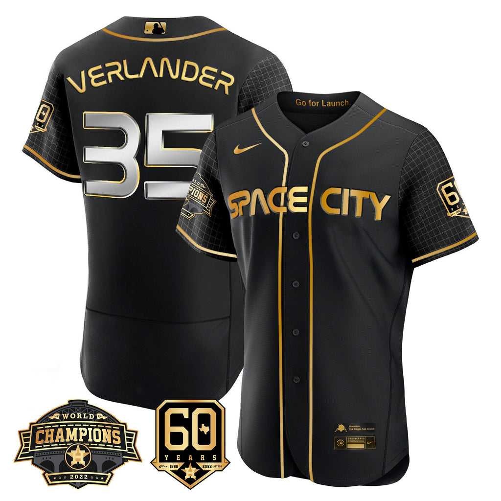 Men’s Houston Space City 2022 Champions & 60th Anniversary Patch Jersey
