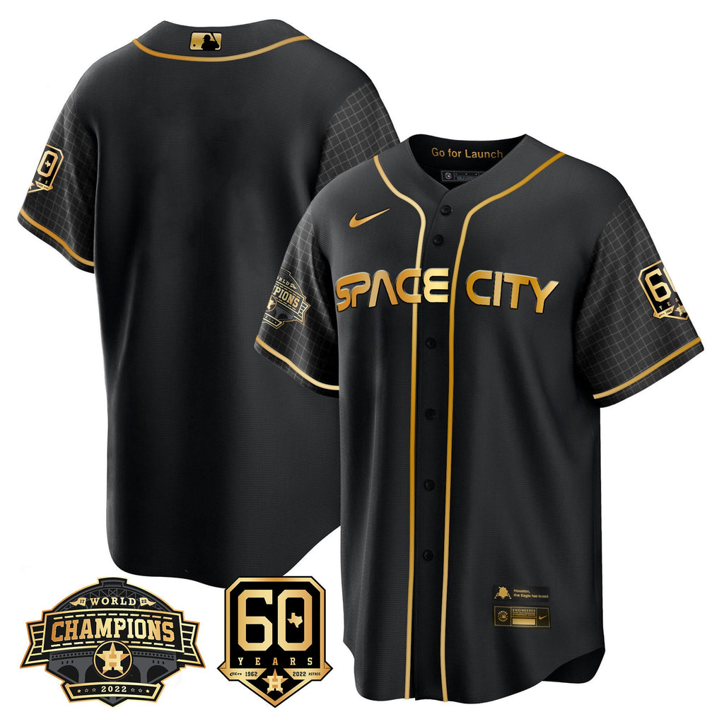 Men’s Houston Space City 2022 Champions & 60th Anniversary Patch Jersey