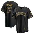 Shohei Ohtani Los Angeles White Gold & Black Gold Jersey