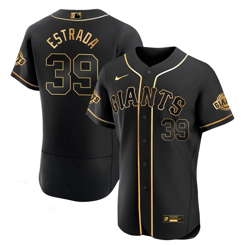 Men’s San Francisco Black Limited & Gold Jersey