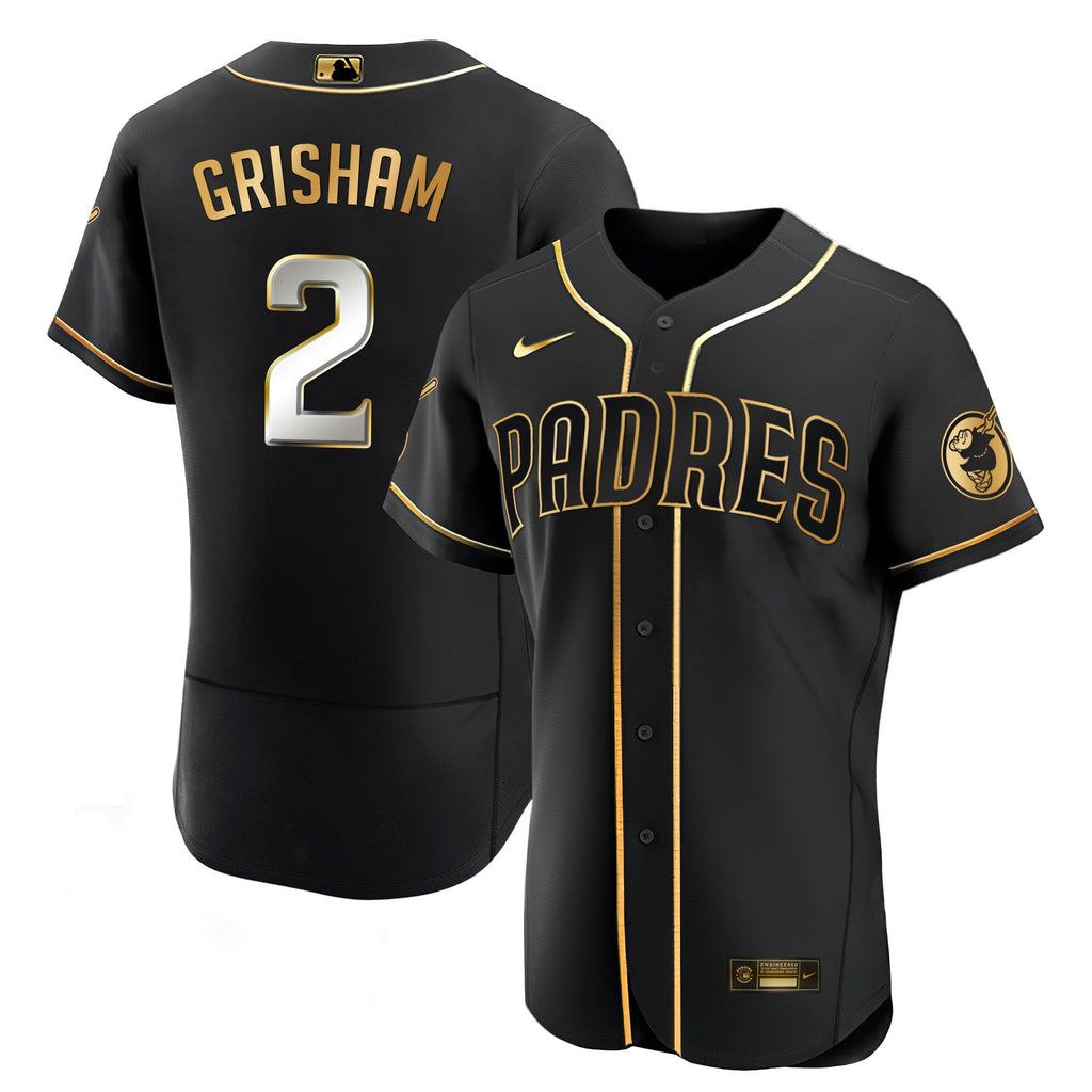 Men’s San Diego Black Limited & Gold Jersey