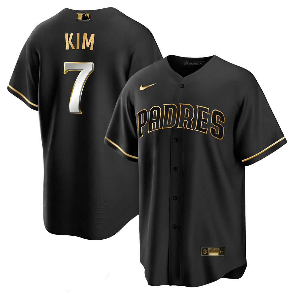 Men’s San Diego Black Limited & Gold Jersey