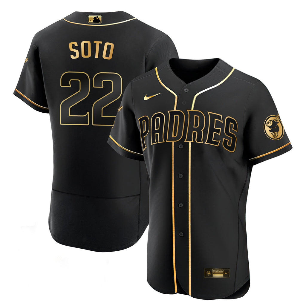 Men’s San Diego Black Limited & Gold Jersey