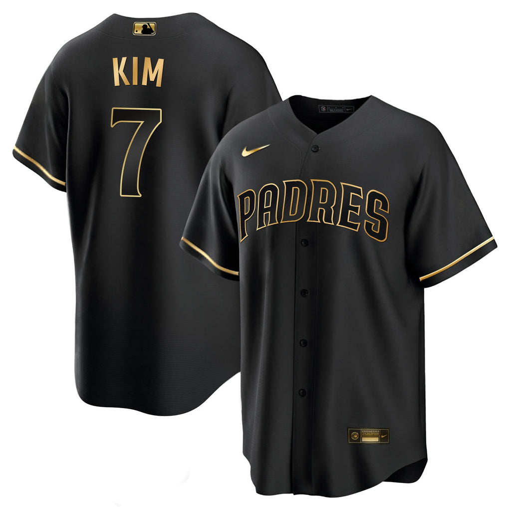 Men’s San Diego Black Limited & Gold Jersey
