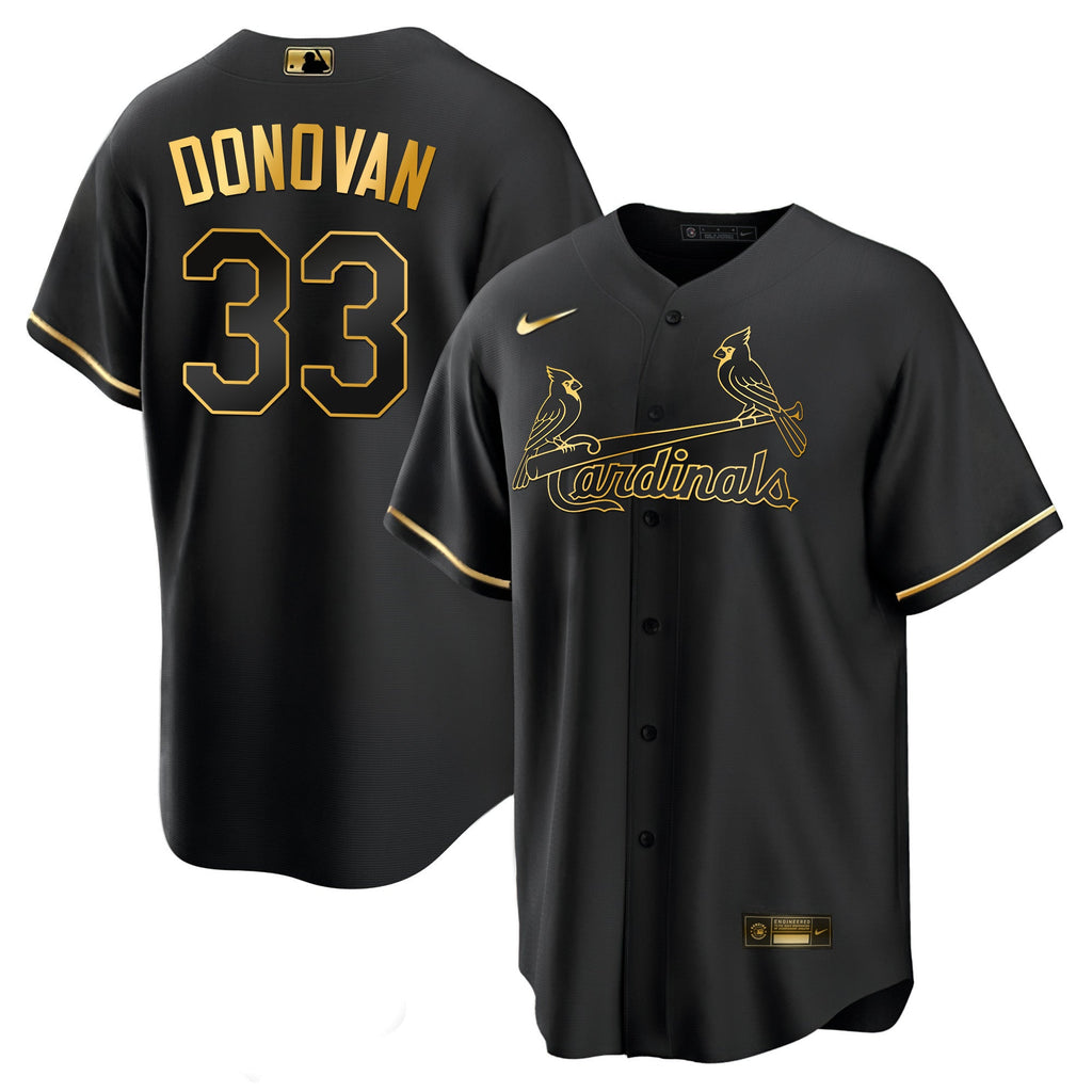 Men’s St. Louis Black Limited & Gold Jersey