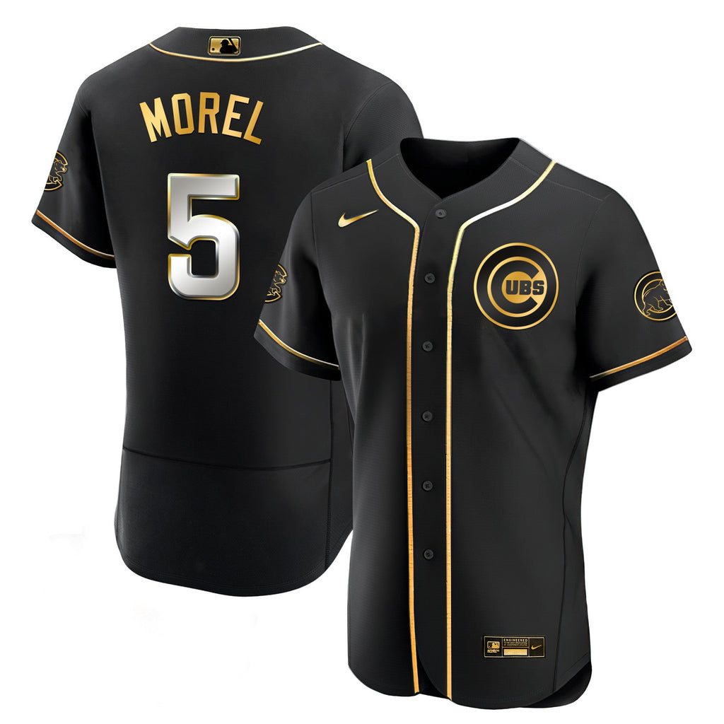 Men’s Chicago Black Limited & Gold Jersey