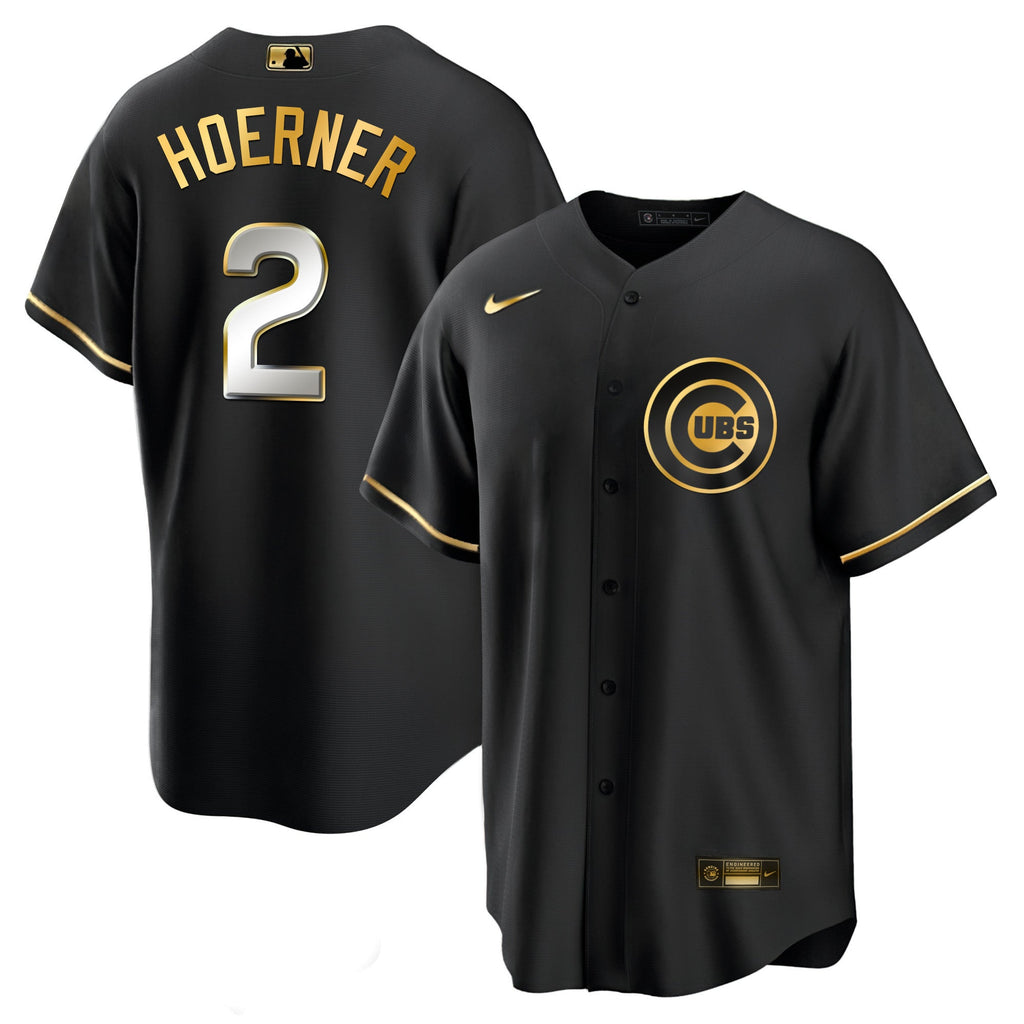 Men’s Chicago Black Limited & Gold Jersey