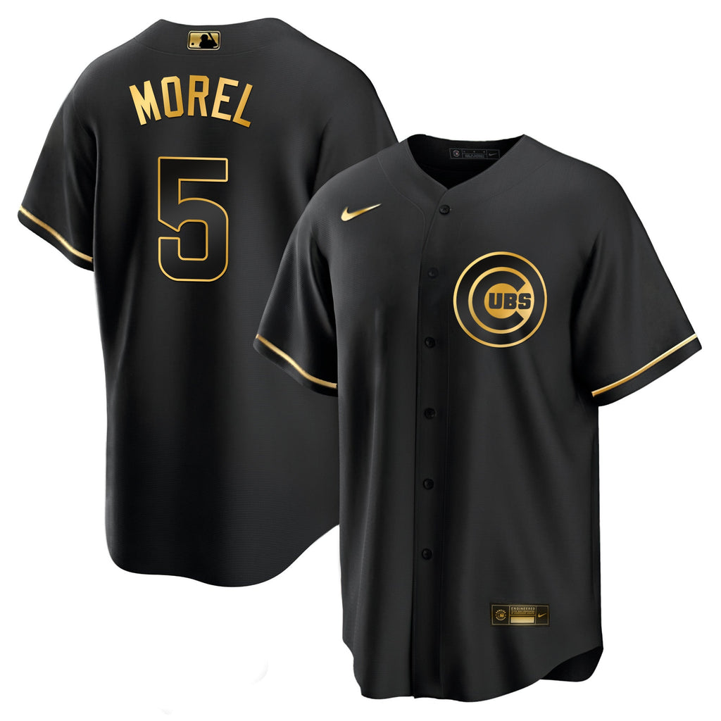 Men’s Chicago Black Limited & Gold Jersey