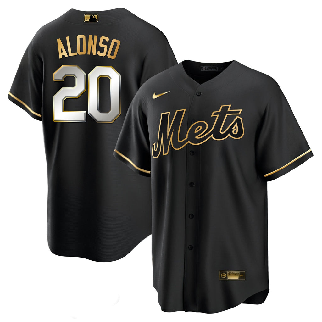Men’s New York Black Limited & Gold Jersey