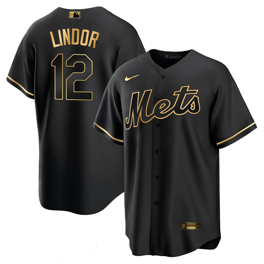 Men’s New York Black Limited & Gold Jersey