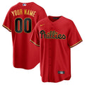 Men’s Philadelphia Gold Trim Custom Jersey
