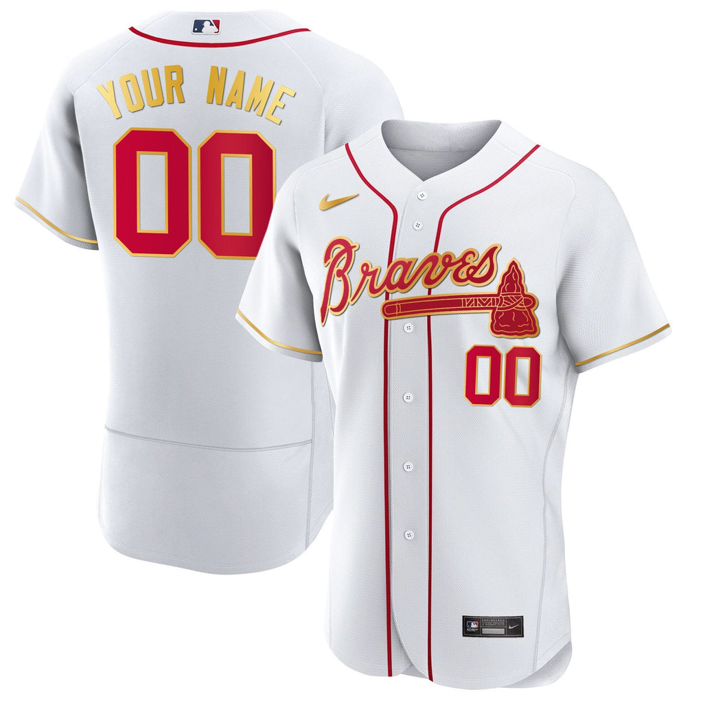 Atlanta Gold Trim Custom Jersey