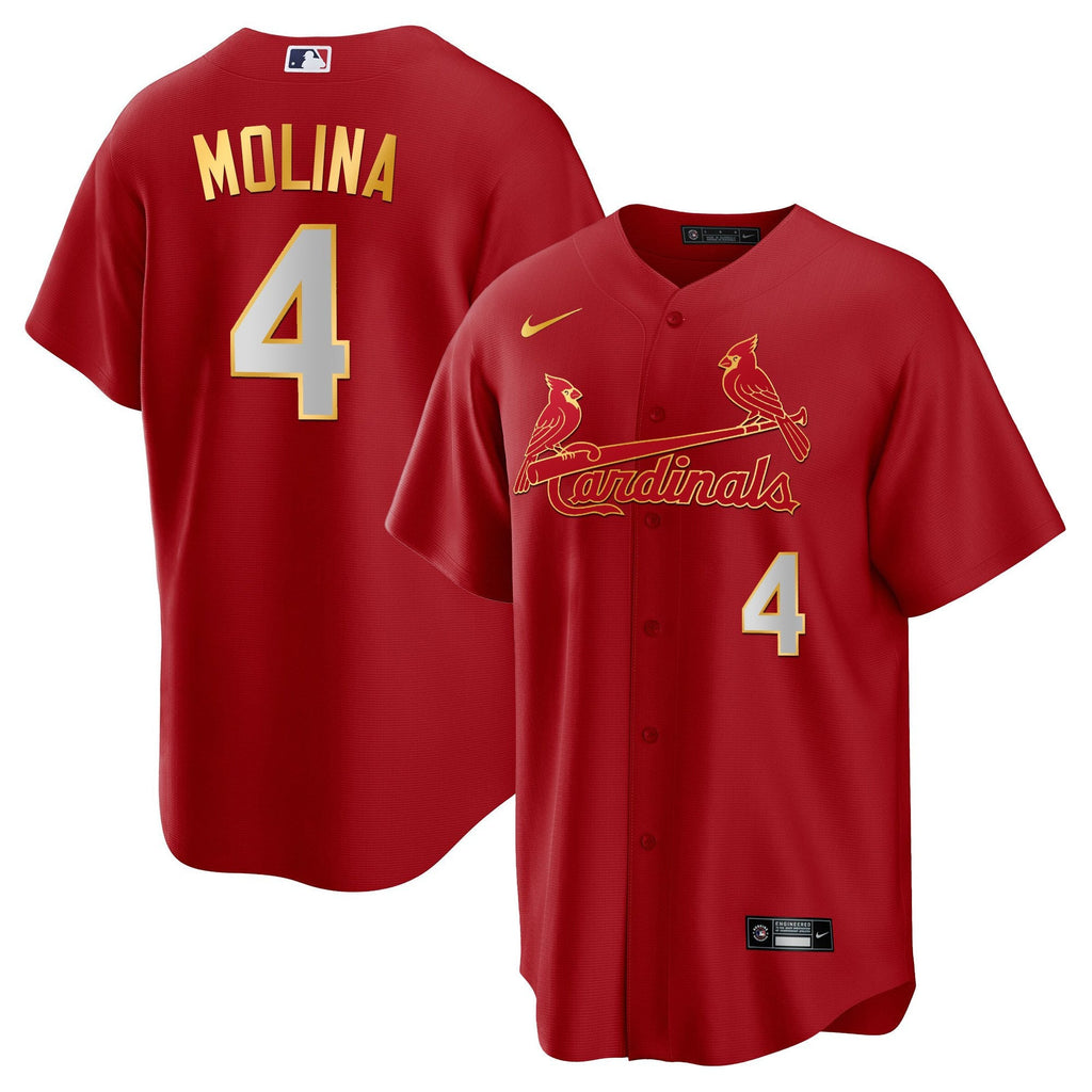 Men’s St. Louis Cool Base Gold Trim Jersey